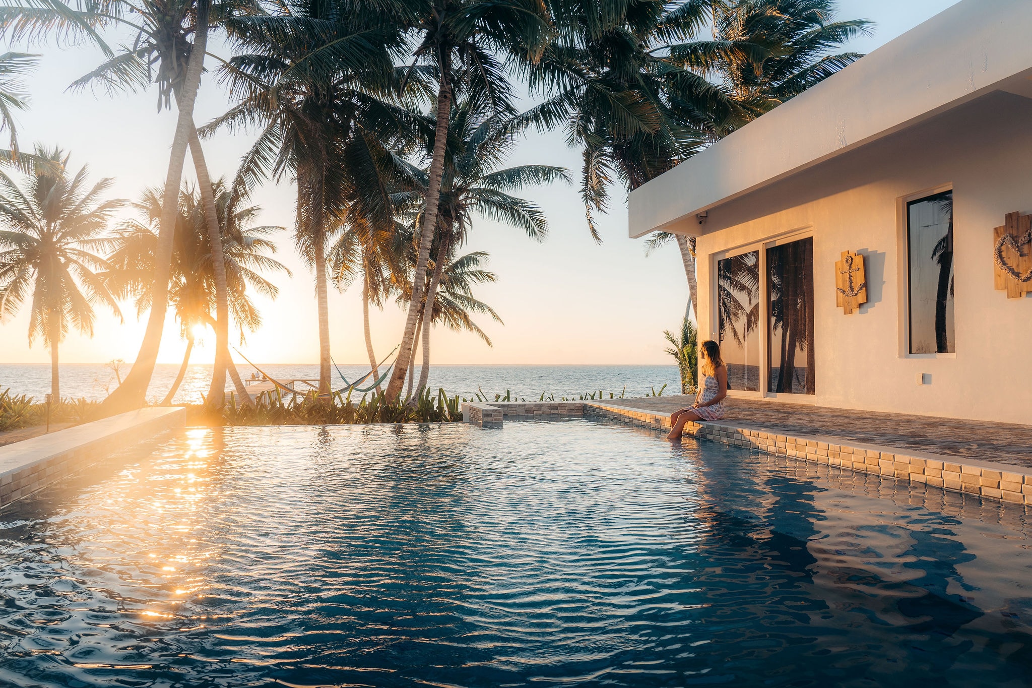Caribbean beachfront Belize
